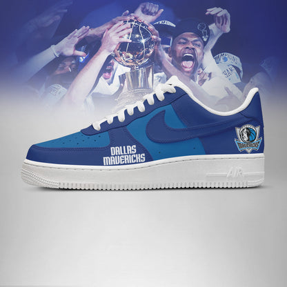 LIMITED EDITION - NEW CUSTOMIZED NBA18 DL MAVERICKS AF1 SHOES
