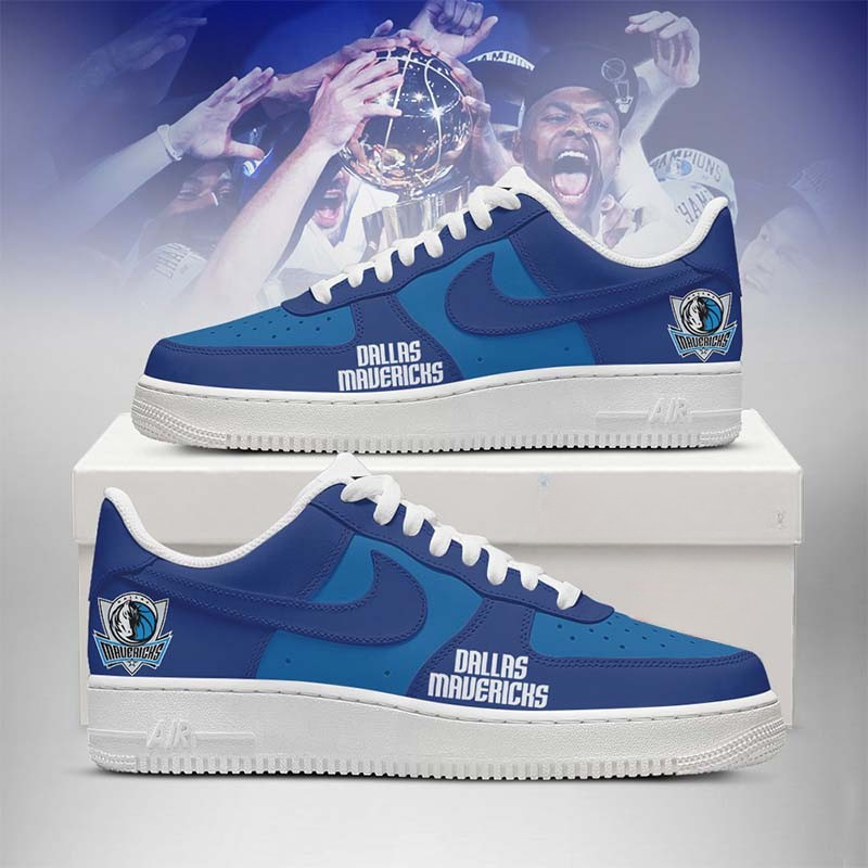 LIMITED EDITION - NEW CUSTOMIZED NBA18 DL MAVERICKS AF1 SHOES
