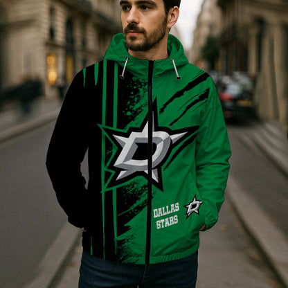 LIMITED EDITION - NEW CUSTOMIZED NHL15 DLS DALLAS STARS WINDBREAKER JACKET