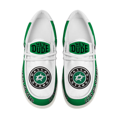 LIMITED EDITION - NEW CUSTOMIZED NHL15 DLS DALLAS STARS LOAFER SHOES