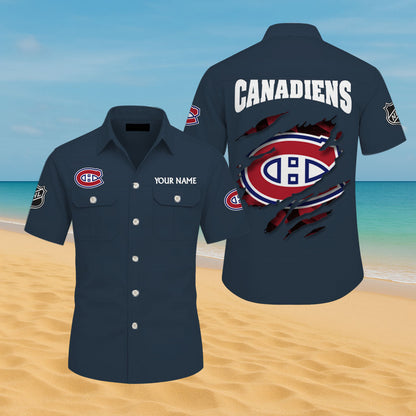 LIMITED EDITION - NEW CUSTOMIZED NHL11 MCD MONTREAL CANADIENS CARGO SHIRT