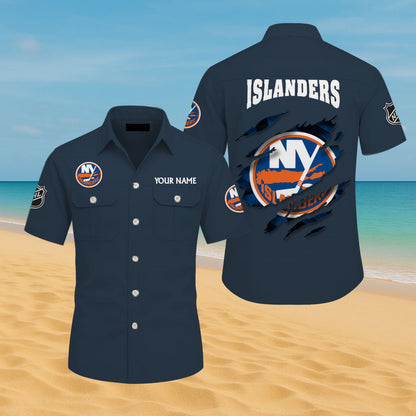 LIMITED EDITION - NEW CUSTOMIZED NHL25 NYI NEW YORK ISLANDERS CARGO SHIRT