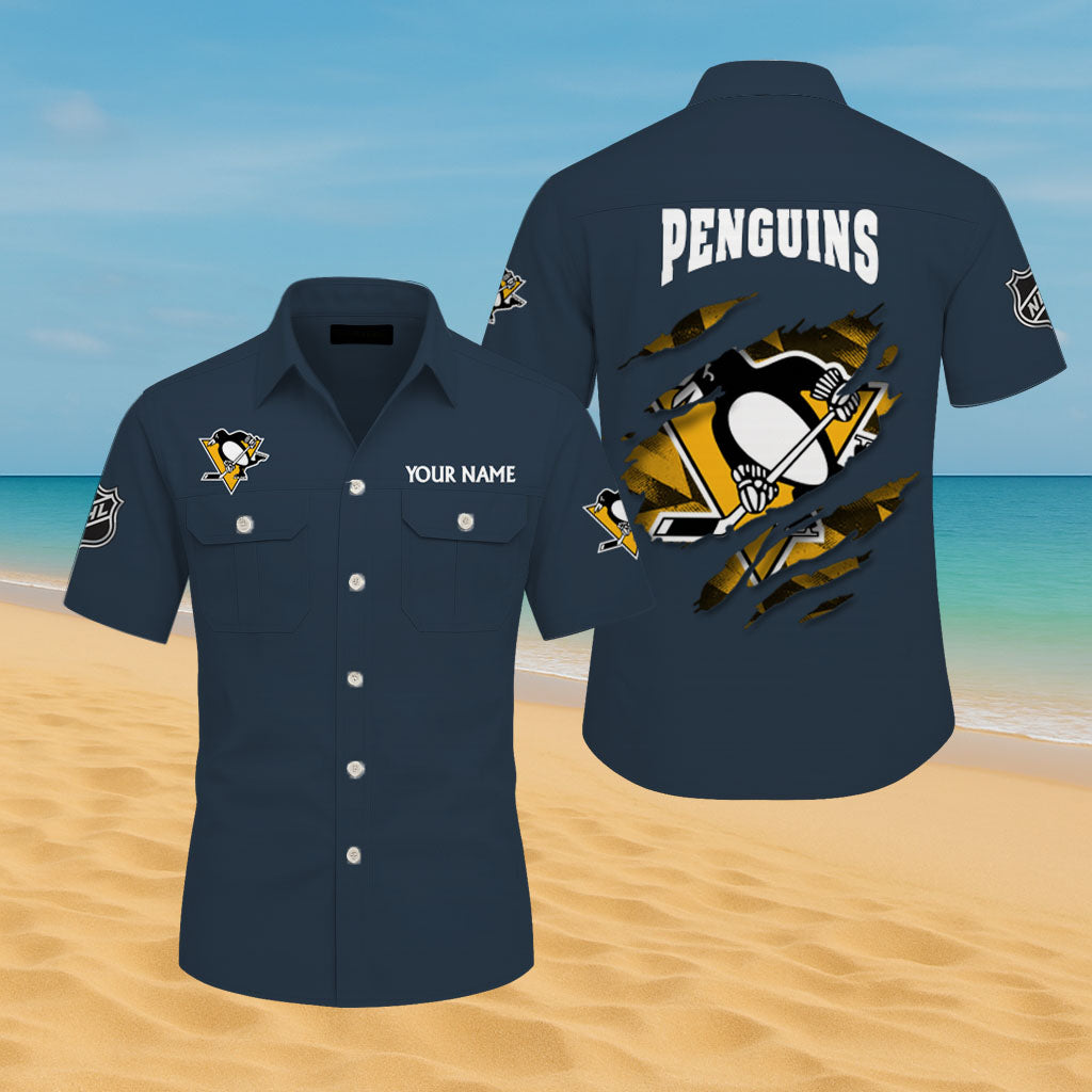 LIMITED EDITION - NEW CUSTOMIZED NHL26 PBP PITTSBURGH PENGUINS CARGO SHIRT
