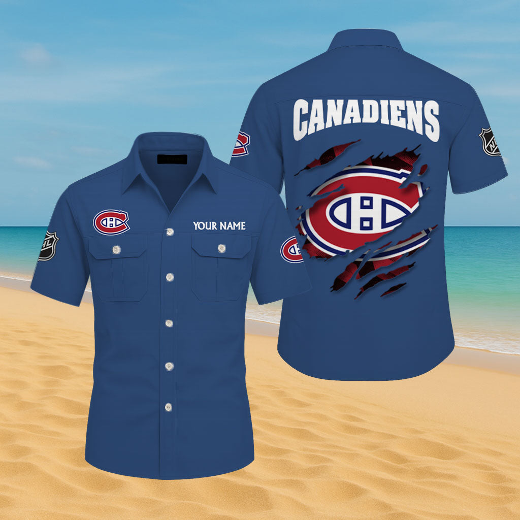 LIMITED EDITION - NEW CUSTOMIZED NHL11 MCD MONTREAL CANADIENS CARGO SHIRT