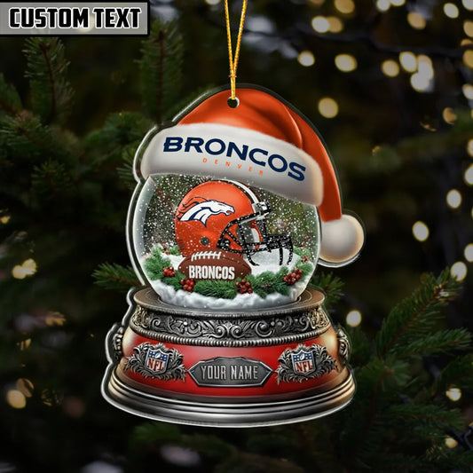 LIMITED EDITION - NEW CUSTOMIZED NFL13 DVB DENVER BRONCOS ORNAMENT