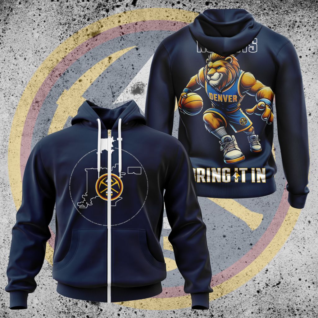LIMITED EDITION - NEW CUSTOMIZED NBA08 DN DENVER NUGGETS UNISEX T-SHIRT, POLO, HOODIE & JACKETS
