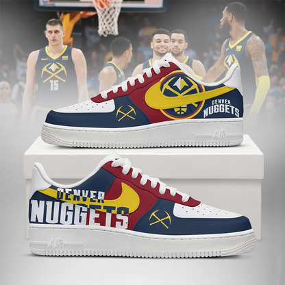 LIMITED EDITION - NEW CUSTOMIZED NBA08 DV NUGGETS AF1 SHOES