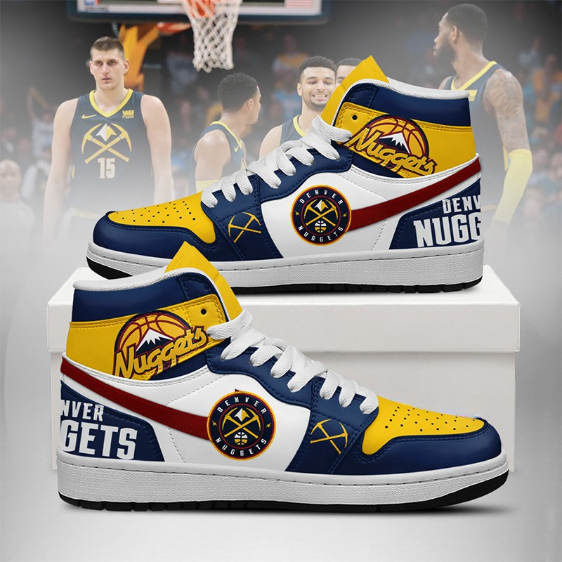 LIMITED EDITION - NEW CUSTOMIZED NBA08 DV NUGGETS AIR JORDAN SNEAKERS