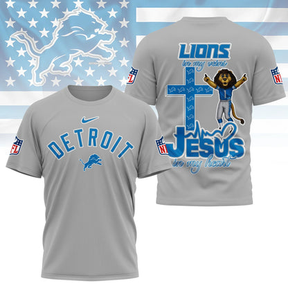 LIMITED EDITION - NEW CUSTOMIZED NFL04 DTL DETROIT LIONS T-SHIRT | MULTIPLE COLORS AVAILABLE