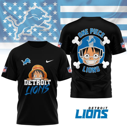 LIMITED EDITION - NEW CUSTOMIZED NFL04 DTL DETROIT LIONS ONE PIECE FAN 3D SHIRT