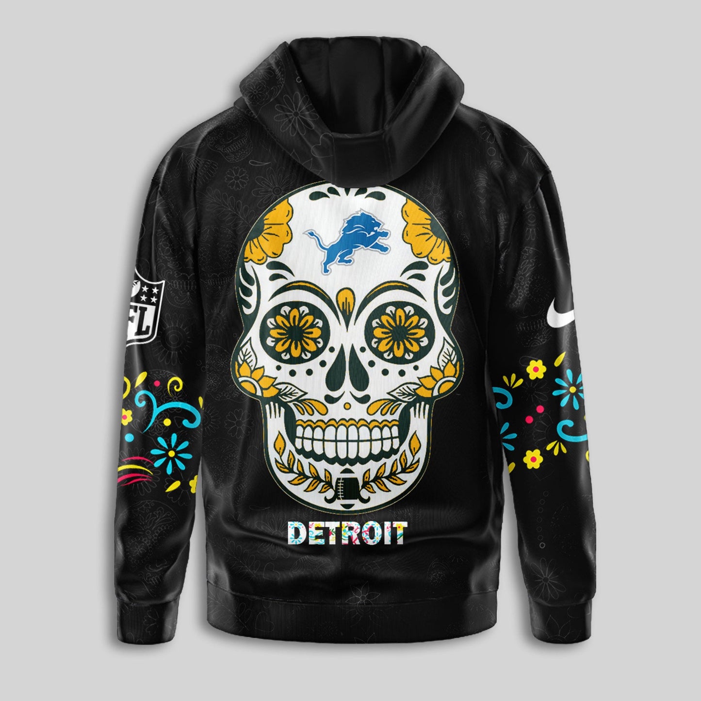 LIMITED EDITION - NEW CUSTOMIZED NFL04 DTL DETROIT LIONS UNISEX T-SHIRT, POLO, HOODIE & JACKETS
