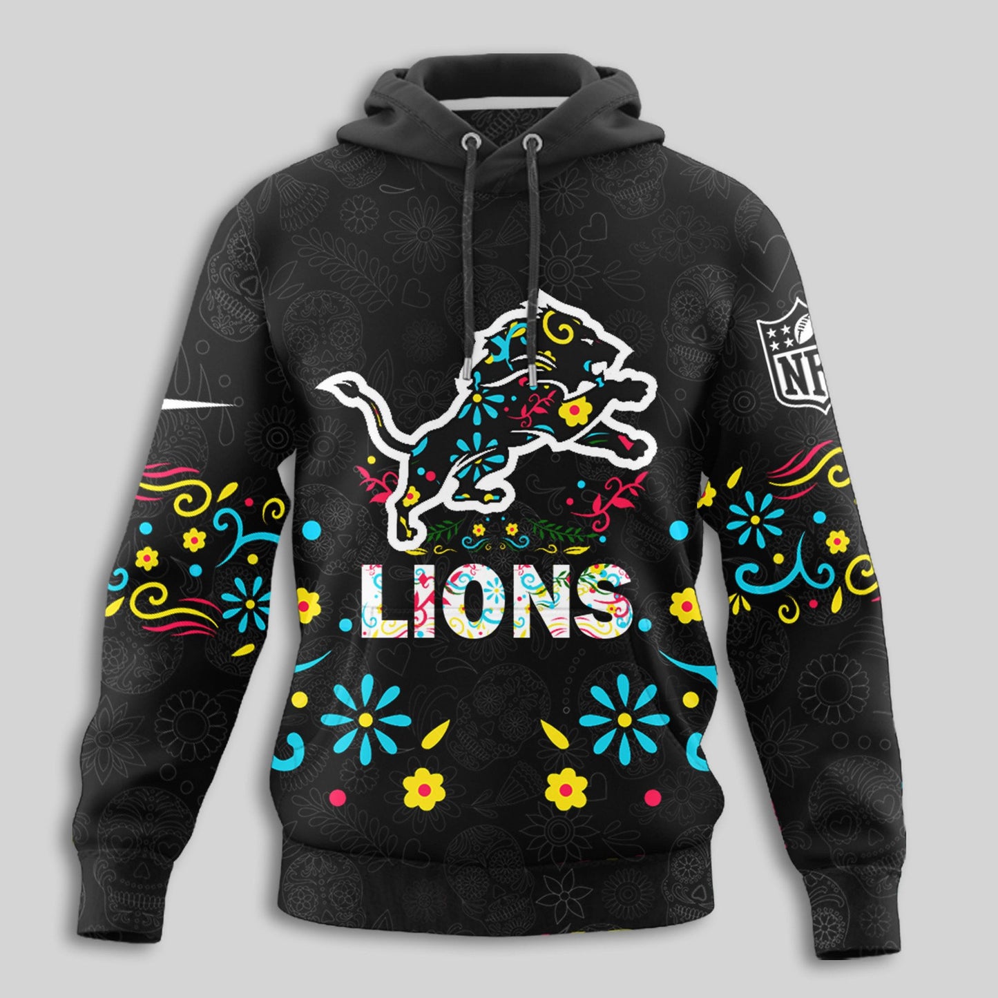 LIMITED EDITION - NEW CUSTOMIZED NFL04 DTL DETROIT LIONS UNISEX T-SHIRT, POLO, HOODIE & JACKETS