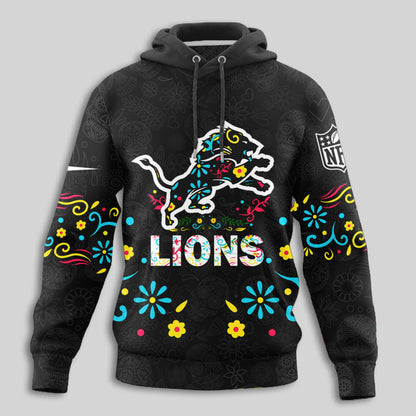 LIMITED EDITION - NEW CUSTOMIZED NFL04 DTL DETROIT LIONS UNISEX T-SHIRT, POLO, HOODIE & JACKETS