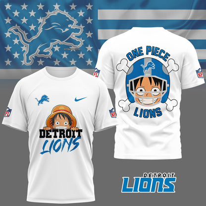 LIMITED EDITION - NEW CUSTOMIZED NFL04 DTL DETROIT LIONS ONE PIECE FAN 3D SHIRT