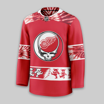 LIMITED EDITION - NEW CUSTOMIZED NHL22 DR WINGS UNISEX HOCKEY JERSEY