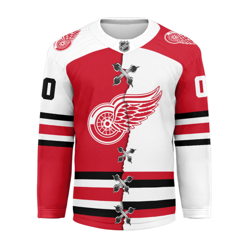 LIMITED EDITION - NEW CUSTOMIZED NHL22 DR WINGS UNISEX HOCKEY JERSEY