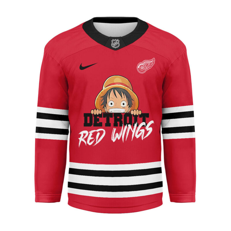 LIMITED EDITION - NEW CUSTOMIZED NHL22 DR WINGS UNISEX HOCKEY JERSEY
