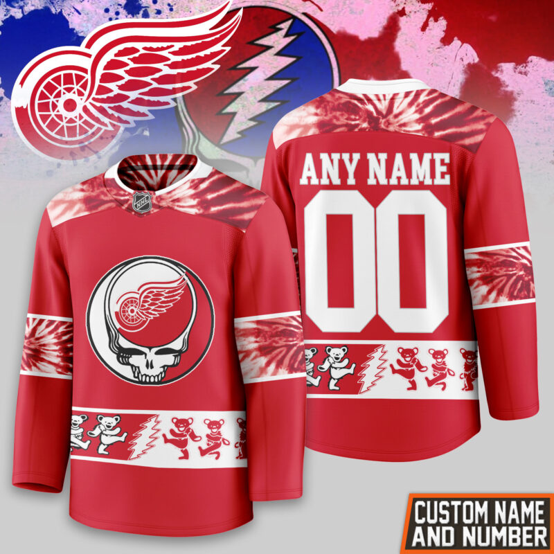 LIMITED EDITION - NEW CUSTOMIZED NHL22 DR WINGS UNISEX HOCKEY JERSEY