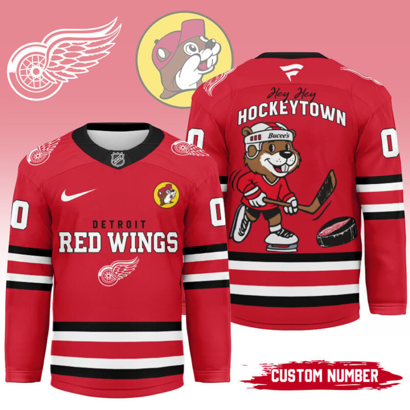 LIMITED EDITION - NEW CUSTOMIZED NHL22 DR WINGS UNISEX HOCKEY JERSEY