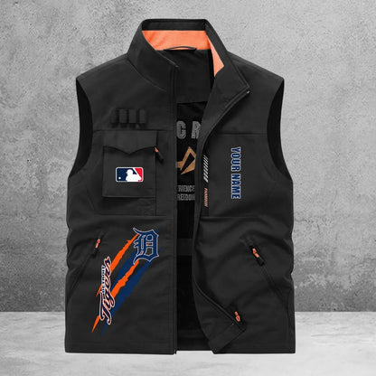 LIMITED EDITION - NEW CUSTOMIZED MLB16 DTS DETROIT TIGERS SLEEVELESS VEST