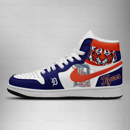 LIMITED EDITION - NEW CUSTOMIZED MLB16 DT TIGERS AIR JORDAN SNEAKERS