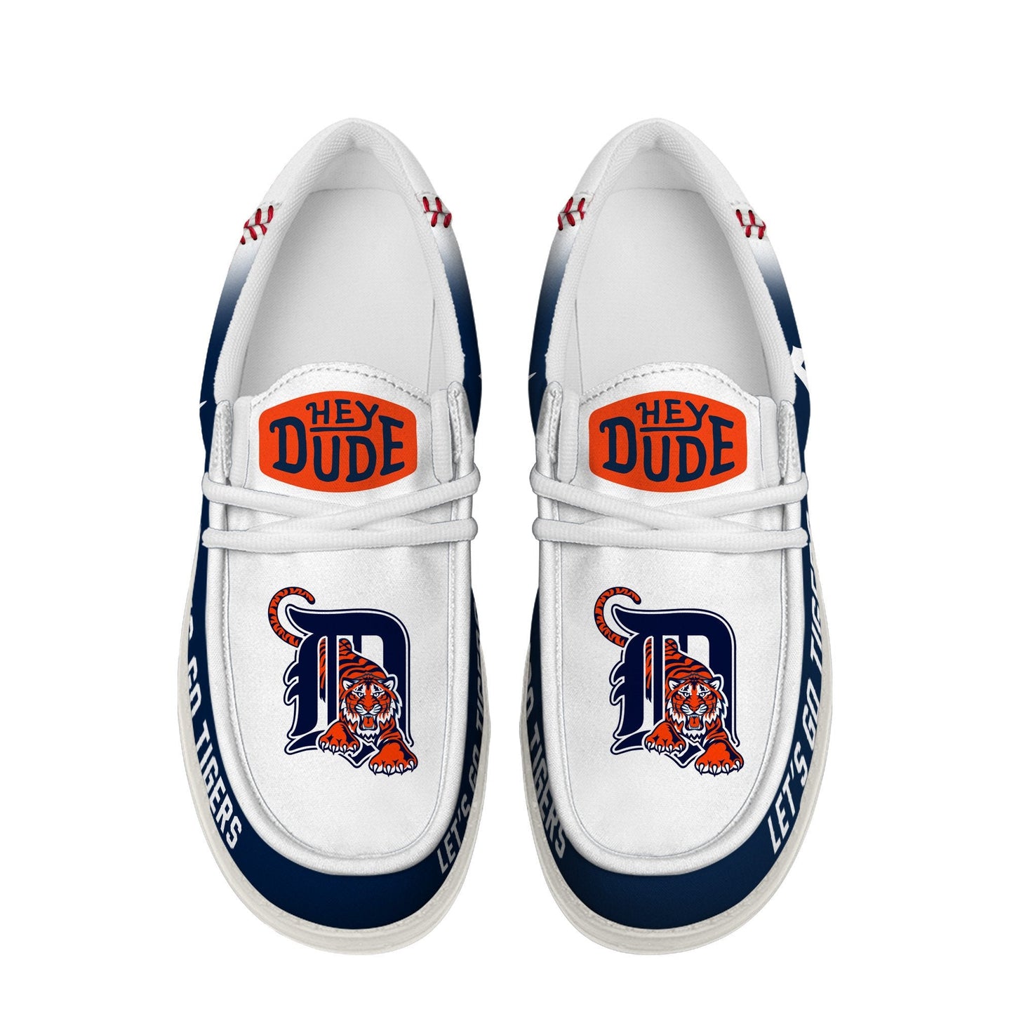 LIMITED EDITION - NEW CUSTOMIZED MLB16 DT TIGERS LOAFER SHOES