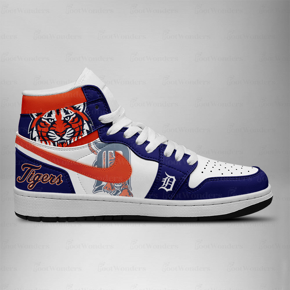 LIMITED EDITION - NEW CUSTOMIZED MLB16 DT TIGERS AIR JORDAN SNEAKERS