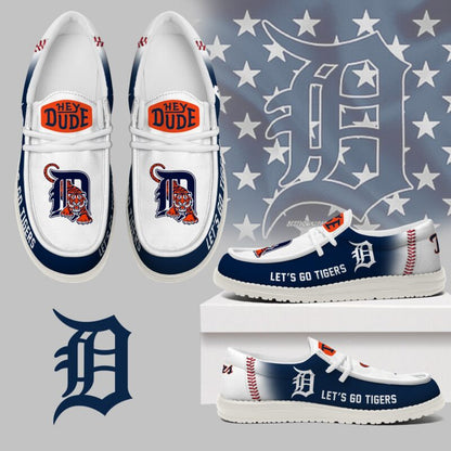 LIMITED EDITION - NEW CUSTOMIZED MLB16 DT TIGERS LOAFER SHOES