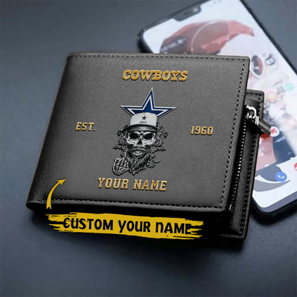 LIMITED EDITION - NEW CUSTOMIZED NFL21 DCB DALLAS COWBOYS LEATHER WALLET