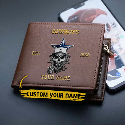 LIMITED EDITION - NEW CUSTOMIZED NFL21 DCB DALLAS COWBOYS LEATHER WALLET