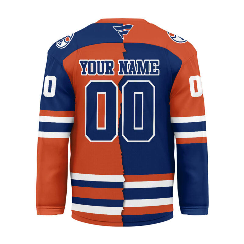 LIMITED EDITION - NEW CUSTOMIZED NHL03 ED OILERS UNISEX HOCKEY JERSEY