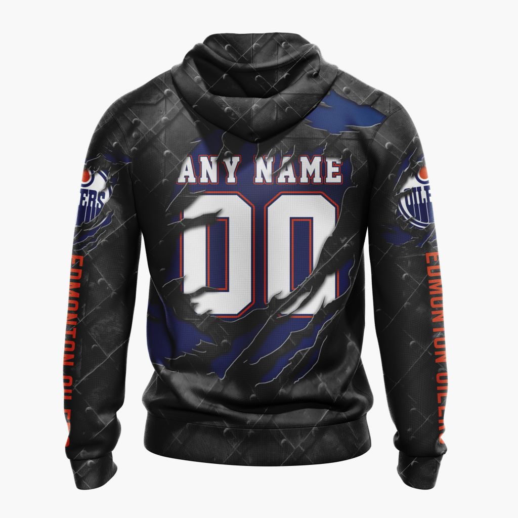 LIMITED EDITION - NEW CUSTOMIZED NHL03 EMO EDMONTON OILERS UNISEX T-SHIRT, POLO, HOODIE & JACKETS