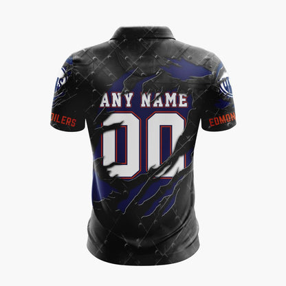 LIMITED EDITION - NEW CUSTOMIZED NHL03 EMO EDMONTON OILERS UNISEX T-SHIRT, POLO, HOODIE & JACKETS