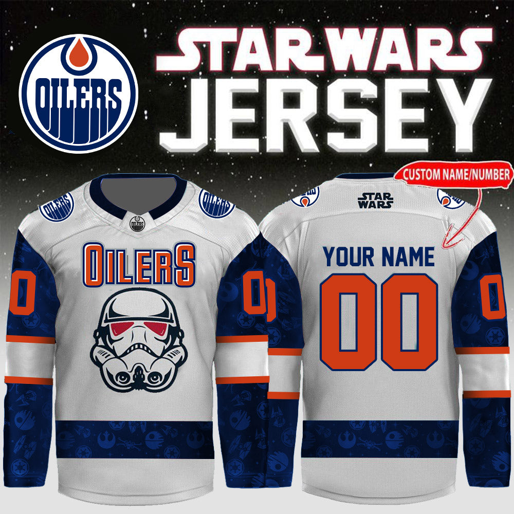 LIMITED EDITION - NEW CUSTOMIZED NHL03 ED OILERS UNISEX HOCKEY JERSEY