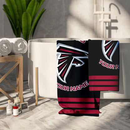 LIMITED EDITION - NEW CUSTOMIZED NFL18 ATF ATLANTA FALCONS BEACH & BATH TOWEL