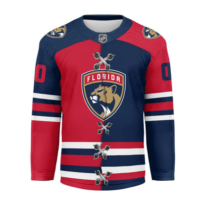 LIMITED EDITION - NEW CUSTOMIZED NHL01 FL PANTHERS UNISEX HOCKEY JERSEY