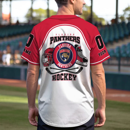 LIMITED EDITION - NEW CUSTOMIZED NHL01 FPT FLORIDA PANTHERS BASEBALL JERSEY