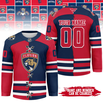 LIMITED EDITION - NEW CUSTOMIZED NHL01 FL PANTHERS UNISEX HOCKEY JERSEY