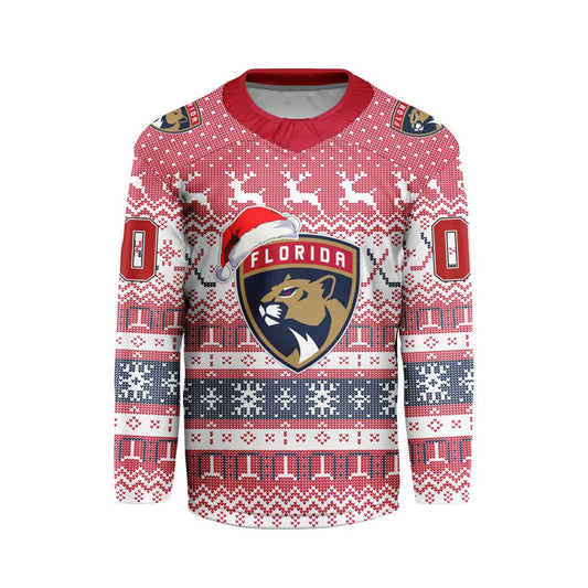 LIMITED EDITION - NEW CUSTOMIZED NHL01 FPT FLORIDA PANTHERS LONG SLEEVED T-SHIRT