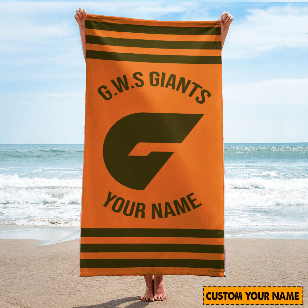 LIMITED EDITION - NEW 19 GWSG CUSTOMIZED BEACH & BATH TOWEL