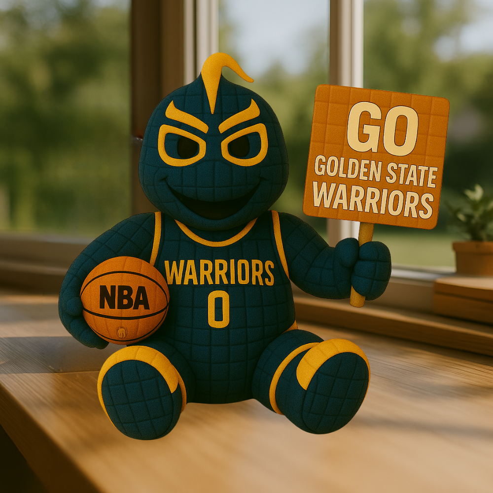 Limited Edition - NBA 12 GSW Golden State Warriors Handmade Crochet
