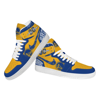 LIMITED EDITION - NEW CUSTOMIZED NBA12 GS WARRIORS AIR JORDAN SNEAKERS