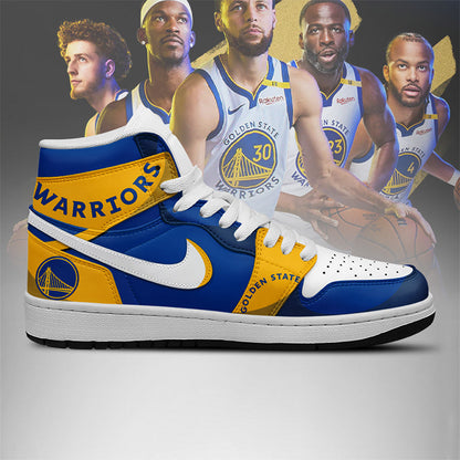 LIMITED EDITION - NEW CUSTOMIZED NBA12 GS WARRIORS AIR JORDAN SNEAKERS