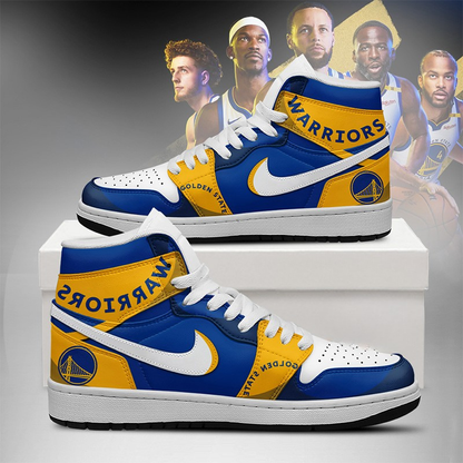 LIMITED EDITION - NEW CUSTOMIZED NBA12 GS WARRIORS AIR JORDAN SNEAKERS