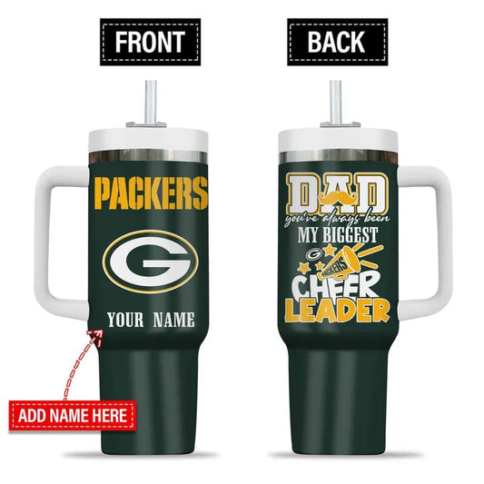 LIMITED EDITION - NEW CUSTOMIZED NFL08 GBP GREEN BAY PACKERS 40oz TUMBLER