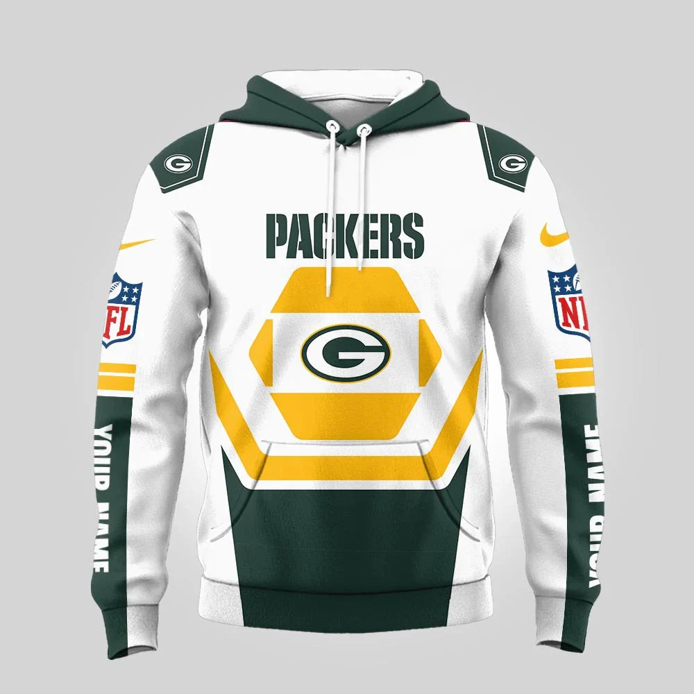 LIMITED EDITION - NEW CUSTOMIZED NFL08 GBP GREEN BAY PACKERS UNISEX T-SHIRT, POLO, HOODIE & JACKETS