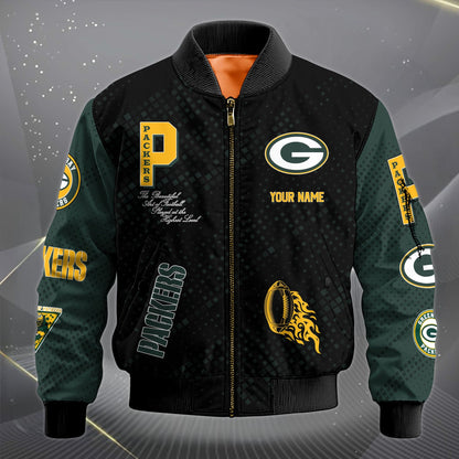 LIMITED EDITION - NEW CUSTOMIZED NFL08 GBP GREEN BAY PACKERS SATIN VARSITY JACKET & LONG PANTS