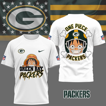 LIMITED EDITION - NEW CUSTOMIZED NFL08 GBP GREEN BAY PACKERS ONE PIECE FAN 3D SHIRT