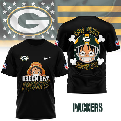 LIMITED EDITION - NEW CUSTOMIZED NFL08 GBP GREEN BAY PACKERS ONE PIECE FAN 3D SHIRT
