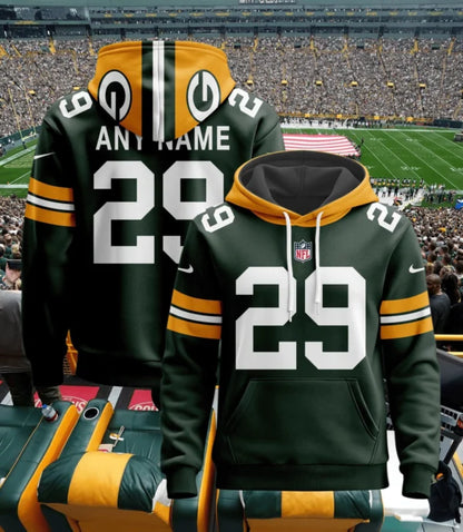 LIMITED EDITION - NEW CUSTOMIZED NFL08 GBP GREEN BAY PACKERS T-SHIRT, POLO, HOODIE & JACKETS